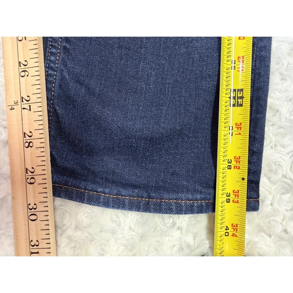 Banana Republic Mens Straight‎ Fit Dark Wash Indigo Stretch Jeans 30x32